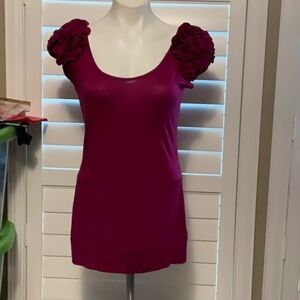 Timing Fuchsia Puff Sleeve Blouse